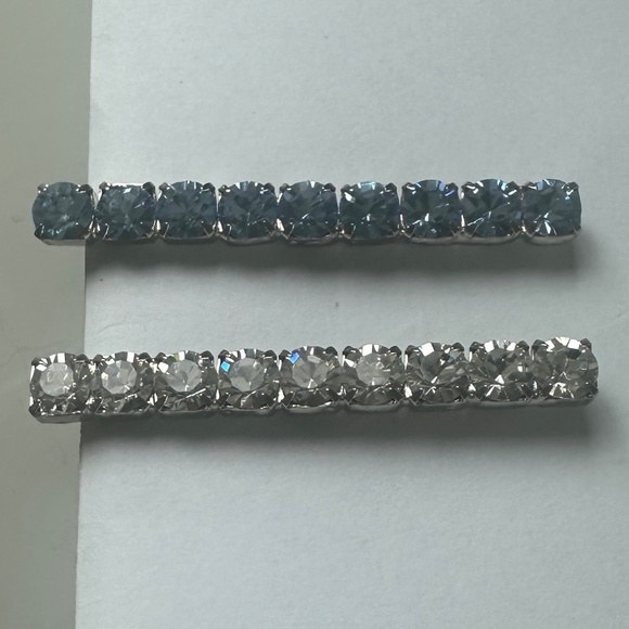 Danny Pollak Swarovski Crystal Clear Bobby Pin (#1) - approx. 2.5 inches - Picture 4 of 11